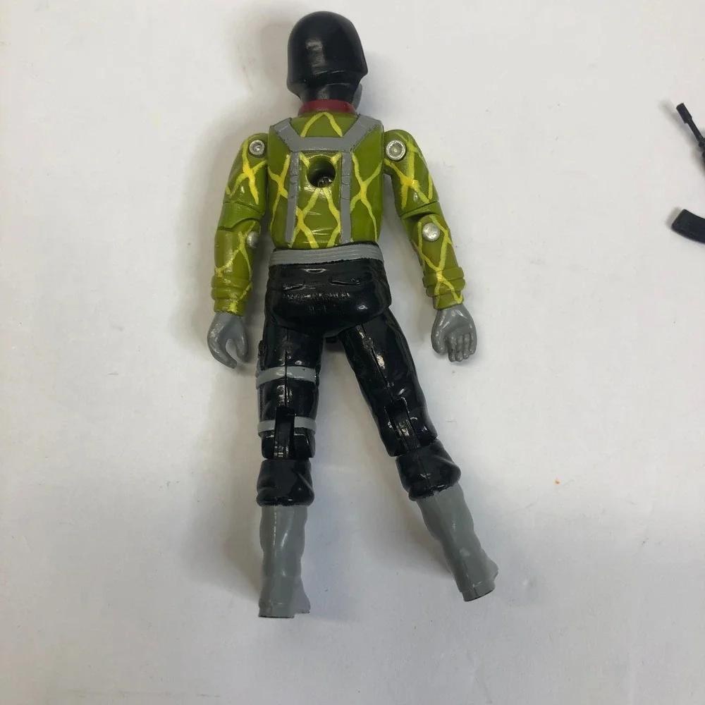 GI Joe Cobra Python Trooper Action Figure 1989 With File Card & Weapon - Picture 10 of 15